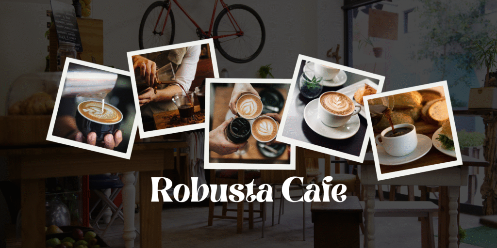 Black Simple Coffee Landscape Banner